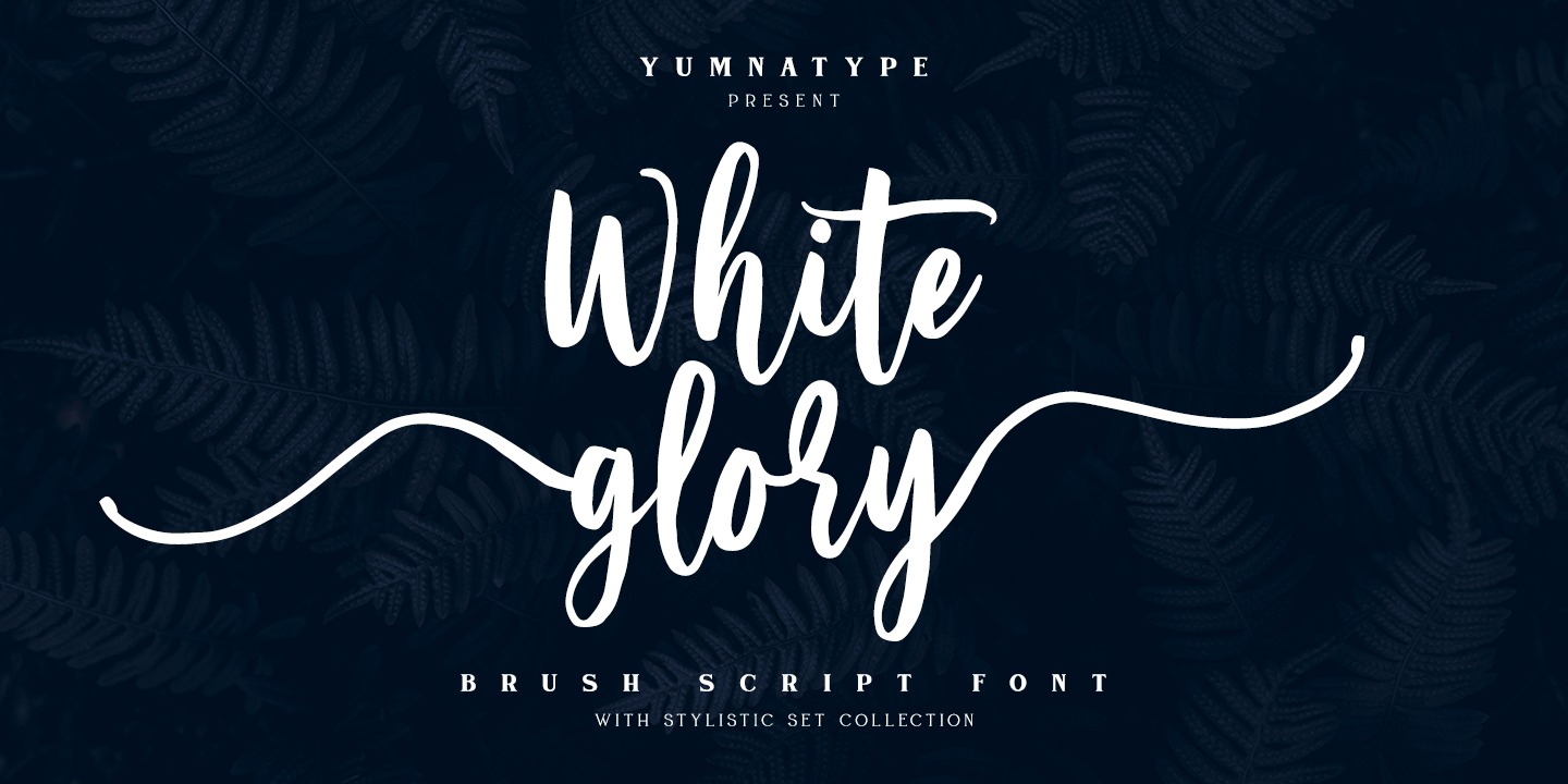 Шрифт White Glory